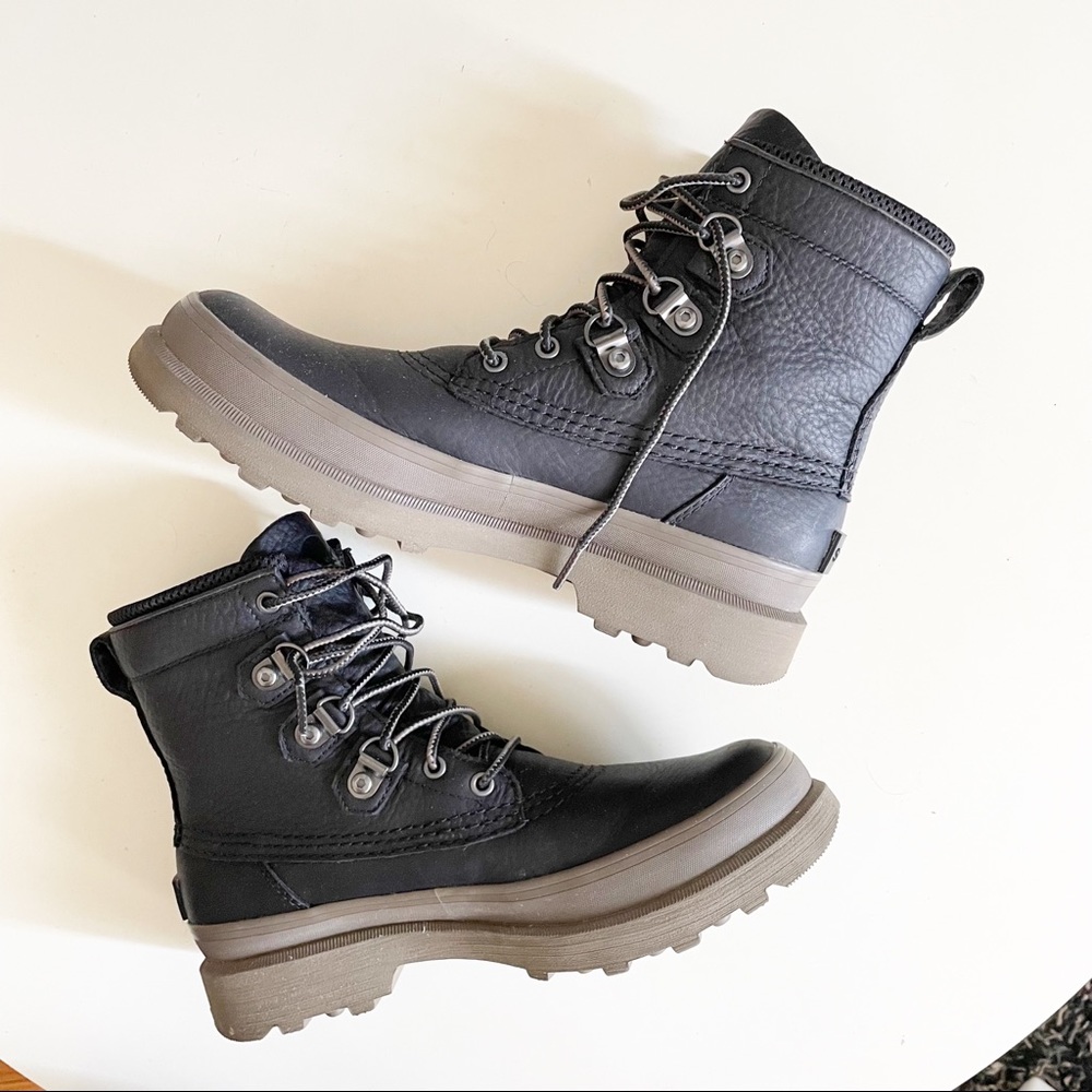 Sorel Caribou Street Waterproof Boots NM3911-010 Black Size 9